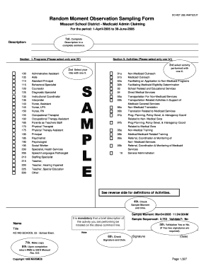 Missouri Medicaid Admin Claiming Form