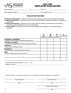 Navy eval example - EMPLOYEE EVALUATION - San Diego State University - as sdsu