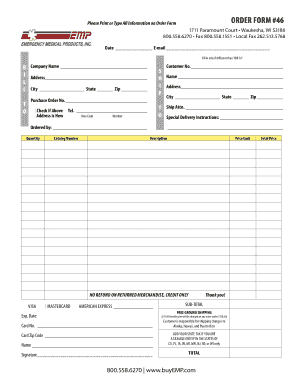 Order Form 46