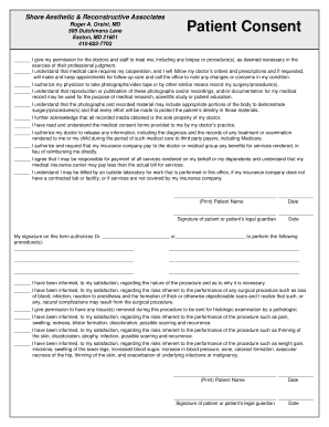 Medical Consent Form