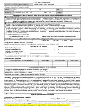 SISC Flex Change Form