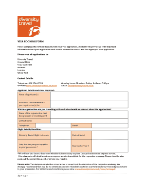 Visa Application Form for Papua New Guinea Business Visa