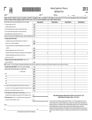 Alabama Add-Back Form 20C