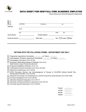 Employee Onboarding Forms