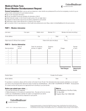 Medical Claim Form