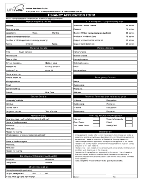 Tenant Application Form
