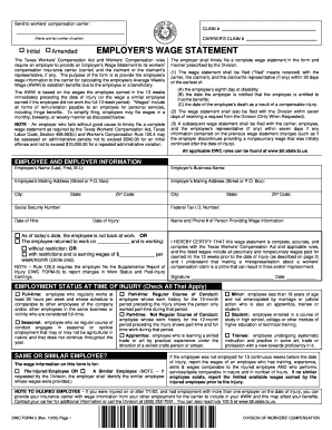 Texas Employer's Wage Statement
