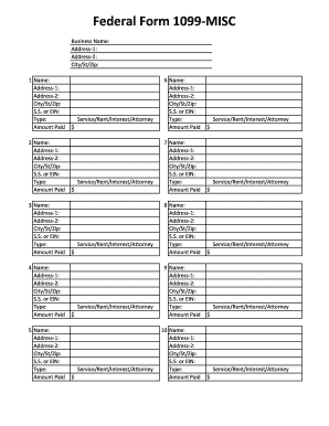 IRS Form 1099-MISC