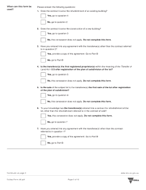 Offtheplan sales statutory declaration