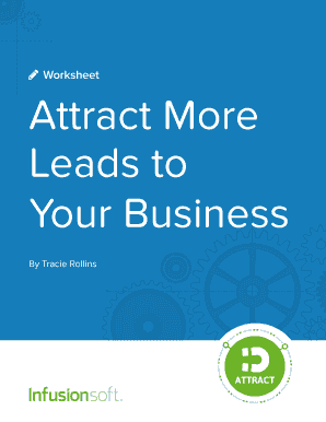 Business Lead Generation Worksheet
