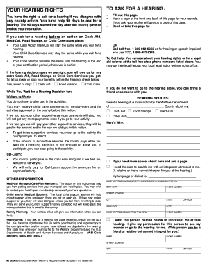California Notice of Action