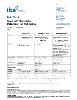 Strep-tag Fluorescent Detection Trial Kit