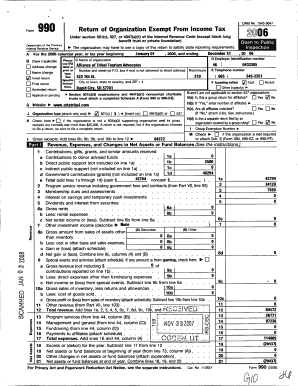 Form 990 Return of Organization Exempt From Income Tax