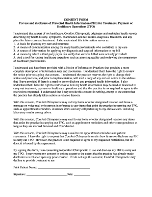 Healthcare Consent Form