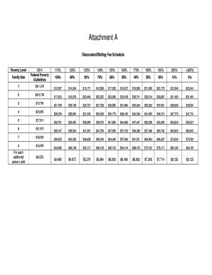 Discounted Sliding Fee Program Application
