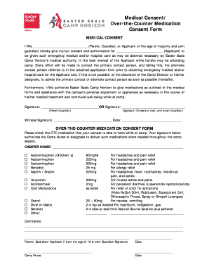 Medical Consent Form - Easter Seals - easterseals ab