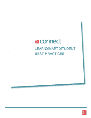 Fillable Online LEARNSMART STUDENT Fax Email Print - pdfFiller