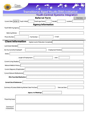 Youth Referral Form