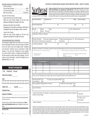 Northeast Community College Registration Form