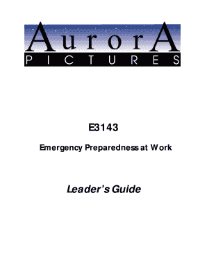 Emergency Preparedness at Work Assessment