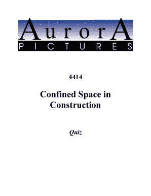 Confined Space in Construction Quiz