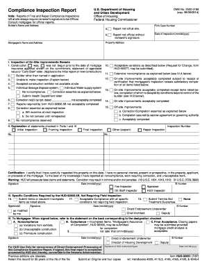 HUD Compliance Inspection Report