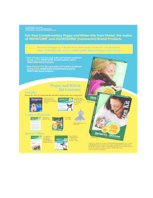 Puppy and Kitten Kit Order Form