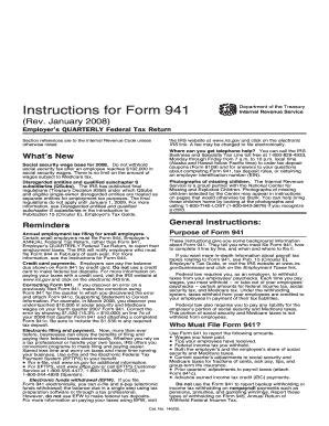 Instructions for Form 941