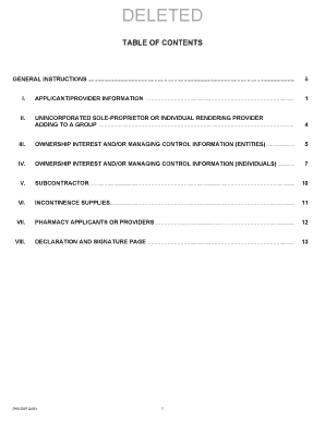 Medi-Cal Disclosure Statement