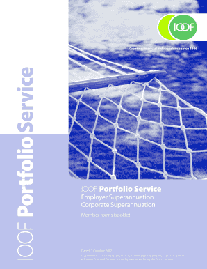 IOOF Portfolio Service Superannuation Transfer Form