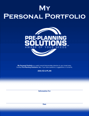 Personal Portfolio Form
