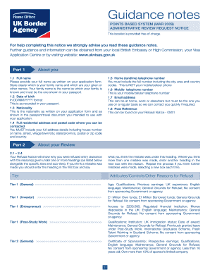 UK Administrative Review Request Notice
