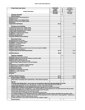 Project Budget Form-3 - City of Belleville - belleville