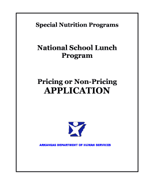 Arkansas Non-Pricing Application Checklist