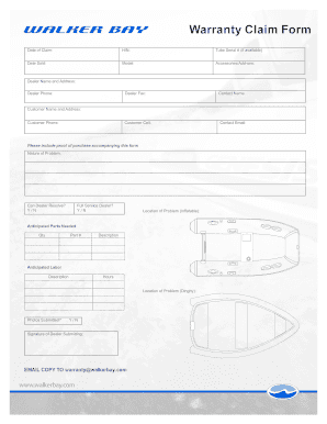 Warranty Claim Form