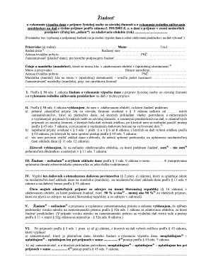 Slovak Tax Calculation Request Form