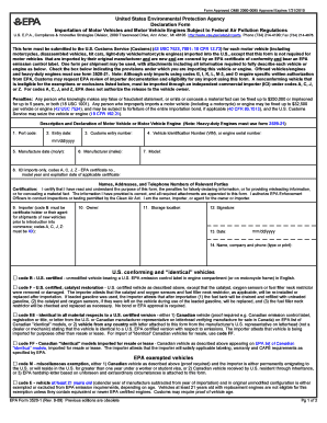 EPA Form 3520-1