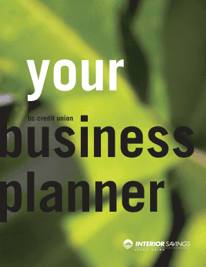 Interior Savings Credit Union Business Plan