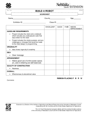 Hourly invoice template word - BUILD A ROBOT SF243 - University of NebraskaLincoln - 4h unl