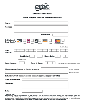 Card Payment Form