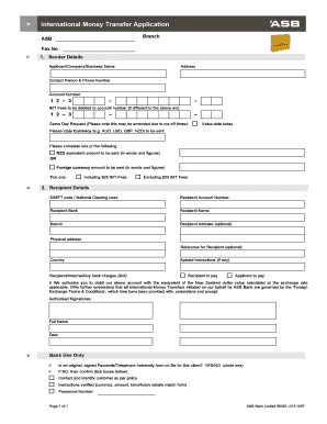 International Money Transfer Application