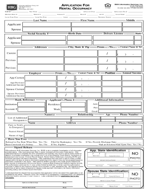 Rental Application Form