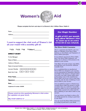 Women's Aid Donation Form