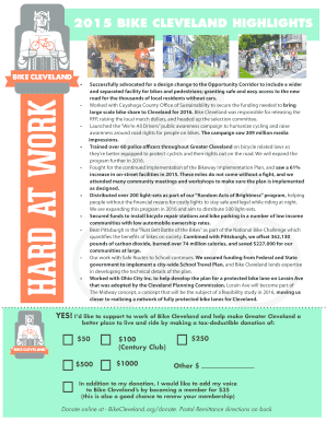 Bike Cleveland Donation Form