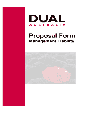 Management Liability Insurance Proposal Form