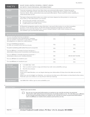 United Federal Credit Union Privacy Notice