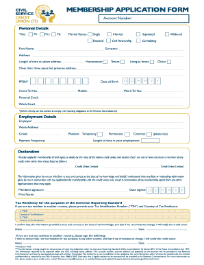 Membership Application Form