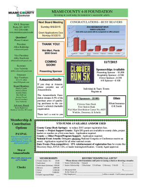 MIAMI COUNTY 4-H FOUNDATION - Kansas State University - maraisdescygnes k-state