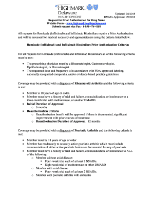 Remicade Prior Authorization Form