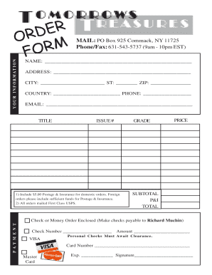 Order Form